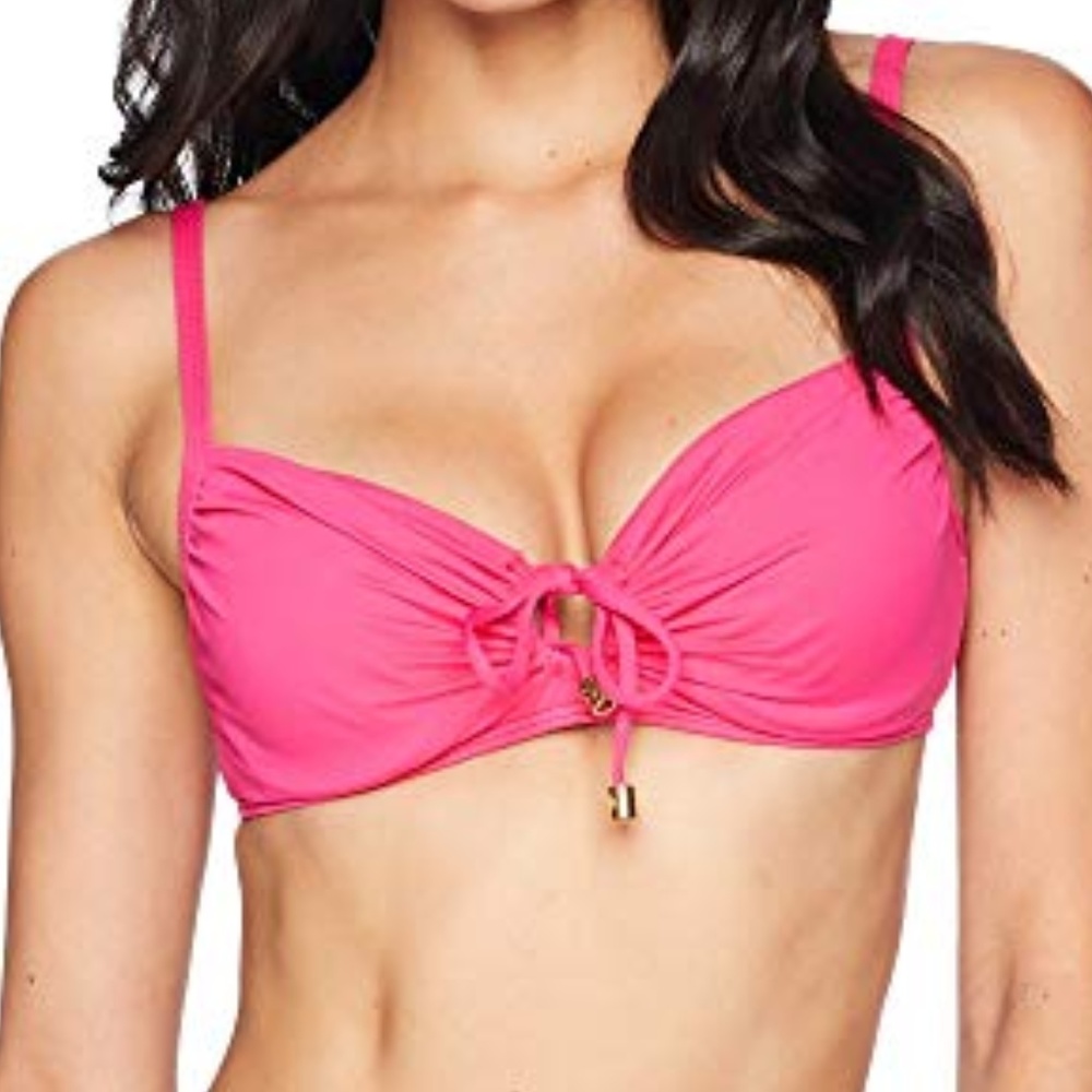 Ralph Lauren Beach Club Pink Underwire Bik…